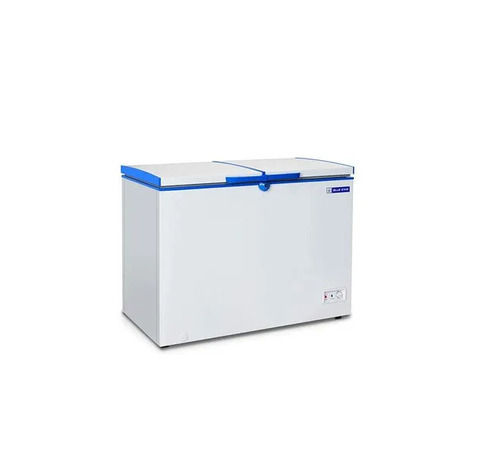 Blue Star Deep Freezers - Metal, 300L, White and Blue, 2 Doors | Automatic Defrost, Electrical, 220-240V