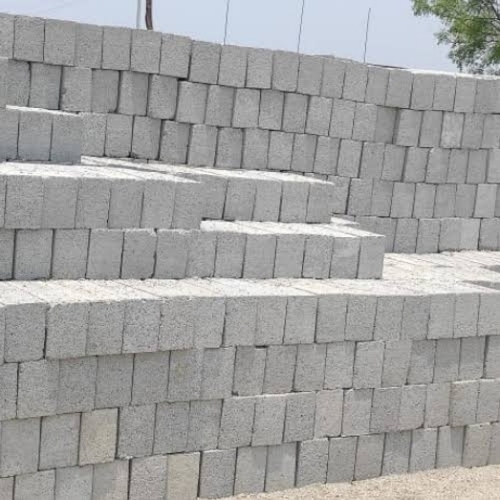Cement Blocks - Cement Uniform Size Light Gray | Durable Fire Resistant Weather Resistant Sound Insulation Load Bearing