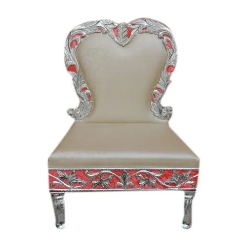 Cream Wedding Sofa - Plush Cream Upholstery White and Golden Sturdy Frame | Elegant Design Comfortable Spacious Seating Ornate Detailing