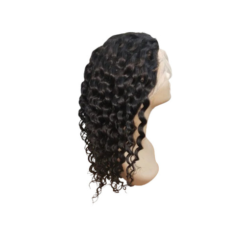 Curly Full Lace Hair Wig - Human Hair 10"-30", Natural Color | Skin Friendly Women's Wig