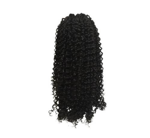Curly Human Hair Wig - Human Hair, Natural Color | Lightweight, Odorless, Soft, Skin Friendly