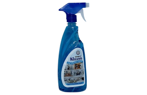 Glass Household Cleaner - 500ml Blue Bottle, Liquid Foam | Prevents Stains, Germ Killing, 24 Months Shelf Life