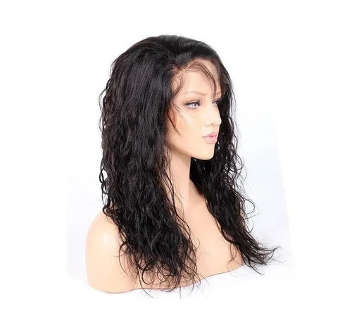 Indian Silky Human Hair Wigs - Unprocessed Virgin Human Hair, 10"-30" Natural Color, Skin Friendly Women Wigs