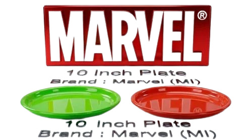 Marvel 10 Inch Plastic Plate