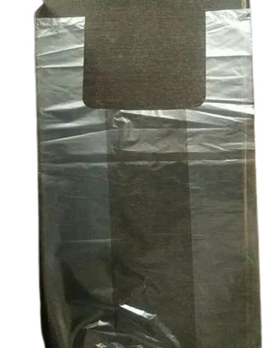 Plastic Carry Bags - Plastic PVC, 10 kg, Transparent | Flexiloop Handle, Machine Made, Plain Pattern