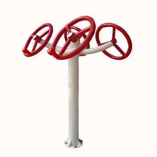 Spinner Outdoor Gym Equipment - Iron, Polished Surface, Powder Coated | Manual Abdominal Strength Machine, Attractive Design