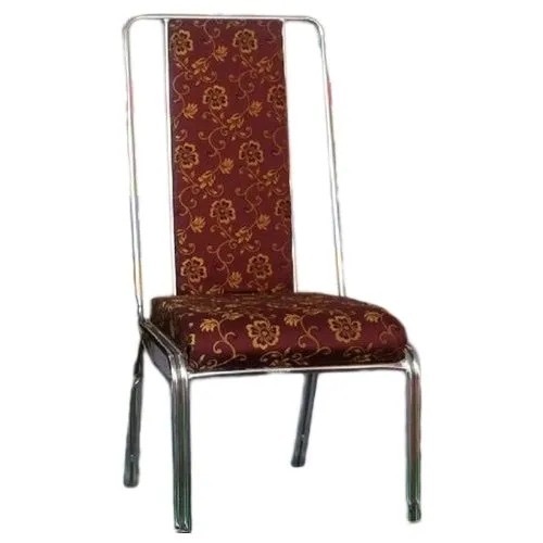 Tent Steel Chair - Steel, Brown/Silver | Foldable, Rust Resistant, Lightweight, Weather Resistant, Comfortable Seating, Stable Base, Portable