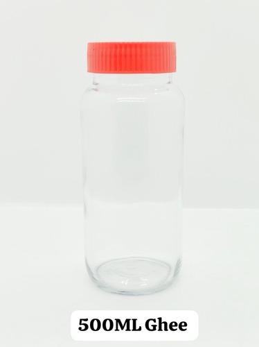 500 ml Round Screw Ghee Glass Jar