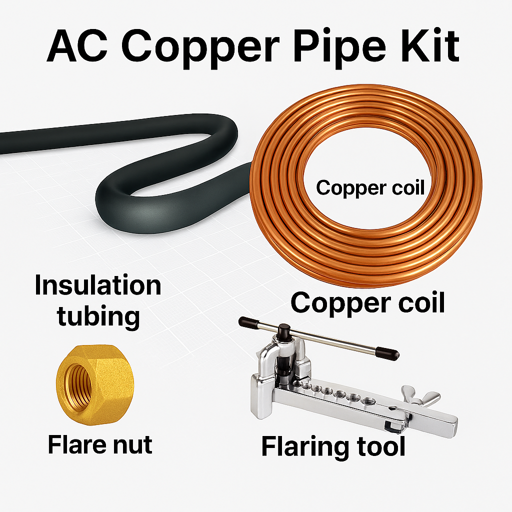 AC Copper Pipe Kit