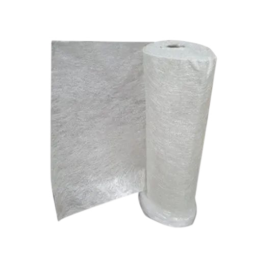 B-Grade Fiberglass Mat - Fiberglass, 10m Roll, White, 200 GSM, 4mm Thickness, Durable Fine Finish