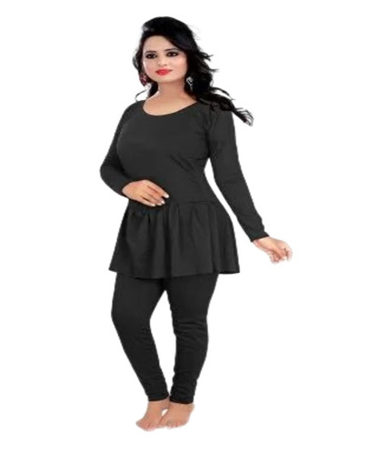 Black Ladies Swimming Costume
