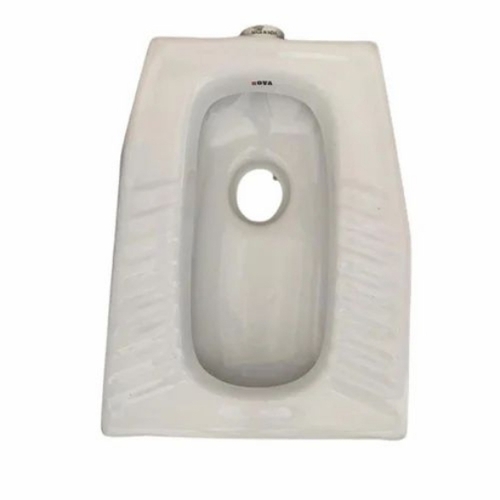 Ceramic Floor Mounted 21inch Eastern Pan Toilet Seat