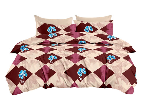 Cotton Bed Sheet - 100% Cotton King Size Multicolor, 300 TC, 140 GSM, Printed | Hypoallergenic, Color Fast, Easy Care, Anti-Shrink, Durable