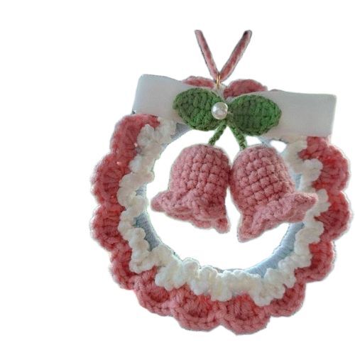 Decorative Crochet Car Hanging Chain - Crochet Material, Soft Texture, Tear Resistant | Handcrafted Crochet, Tassels, Beads Optional, Easy Hanging