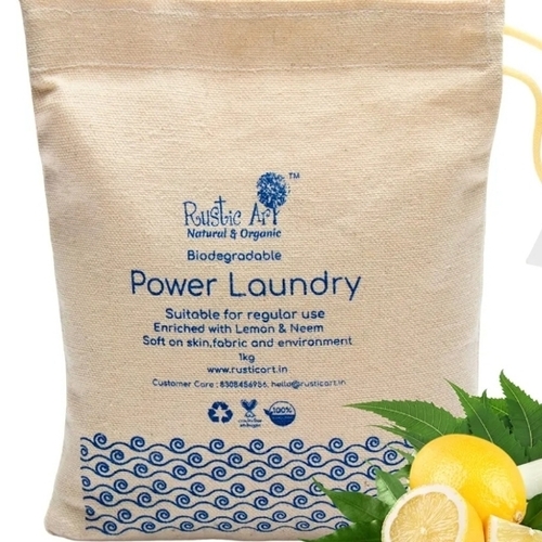 Detergent Powder Pack - Lightweight Tear Resistant Pouch Moisture Resistant Leak Proof Resealable | Apparel Detergent Lemon Scent