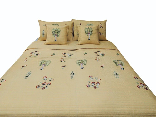 Embroidered Bed Cover