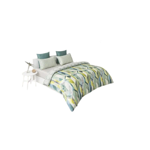 Friar Double Bed Sheet Set - 100% Cotton King Size, Green | Color Fast, Easy Care, Anti-Shrink, Durable