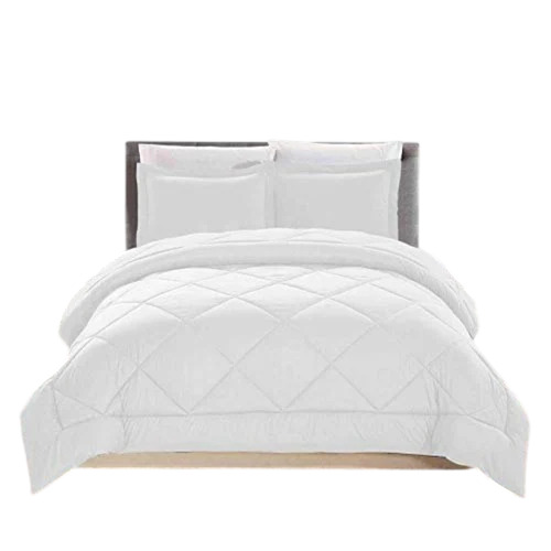Hotel Premium White Duvets & Comforter 200 Gsm Single - 100% Cotton, White, Single Size | Easy Care, Durable