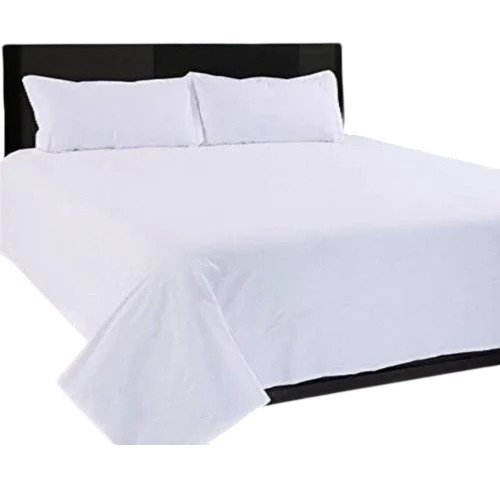 Hotel White Plain 200 Tc Cotton King Bed Sheet