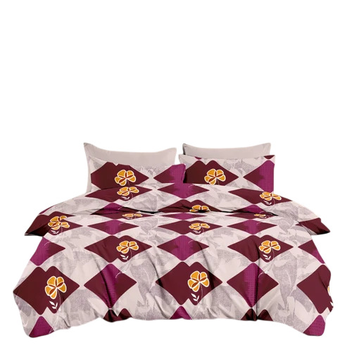 King Size Cotton Bed Sheet - 100% Cotton, Multicolor, 300 TC | Hypoallergenic, Color Fast, Easy Care, Anti-Shrink, Durable
