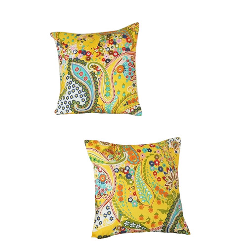 Multicolor Printed Pillow Cover