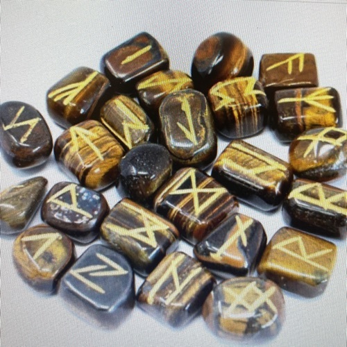 Tiger Eye Rune Set