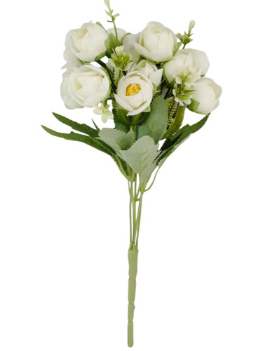 White Artificial Bud Flower Bunch