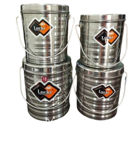 1.5L Stainless Steel Milk Can - Capacity: 1.5 Ltr