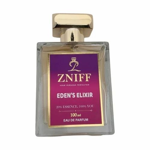 100ml Zniff Women Edens Elixir Eau De Perfume - Glass Bottle, Mandarin & Rose Notes | Liquid, Personal Care