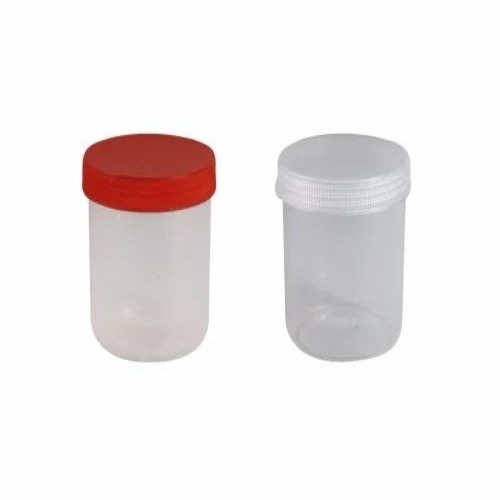 25 Gm Pp Hing Jar - PP Material, White, Round, Screw Cap | Eco-Friendly Plastic