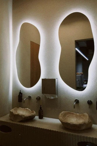 48x24 Inches Glass Home LED Mirror