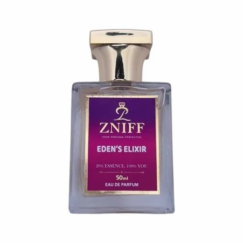 50 Ml Zniff Women Edens Elixir Eau De Perfume - Glass Bottle, Green White Yellow | Floral Scents, Personal Care