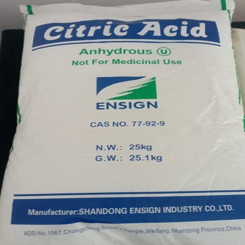 Anhydrous Citric Acid Cas No 77-92-9 - Color: White