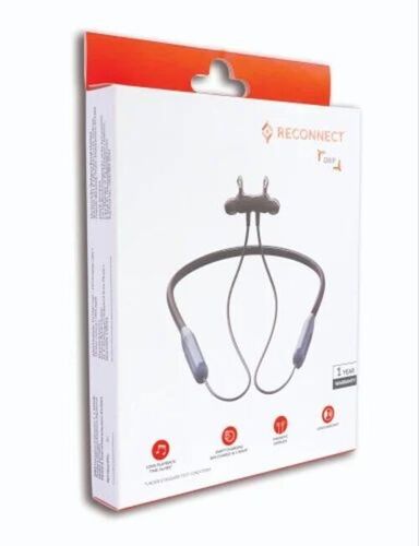 Bluetooth Neckband Packaging Box - Corrugated Paper, Multicolor | Moisture Proof, Eco Friendly, Fine Finish, Digital Print