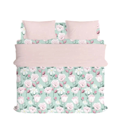 Glace Cotton Bed Sheet 3d