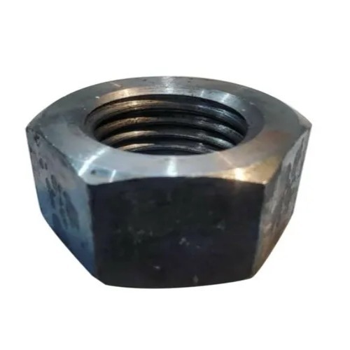 Mild Steel Hex Nut - Color: Black