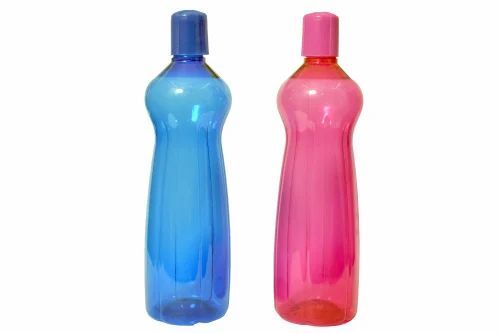 Pet Round Fridge Bottle - PET 1000ml Multi Color, Rigid | Reusable, Leak Proof, Durable, Recyclable