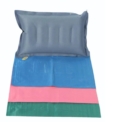 Plain Polyester Air Pillow - Polyester, Rectangle, Multiple Colors, Plain Dyed Cover, Head Use, Hand & Machine Wash