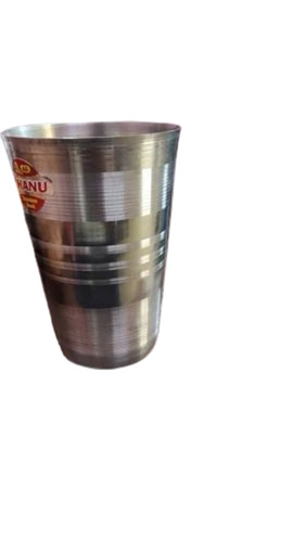Stainless Steel Glass - 250ml, Silver, Mirror Polish | Rust-Proof, Corrosion Resistant, Durable, Heat Resistant