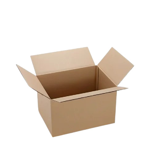 3 Ply Brown Corrugated Paper Box - 100GSM, Moisture Proof, Eco Friendly | Customizable Size, Logo, Shape, Fine Finish