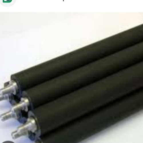 Black rubber rollers