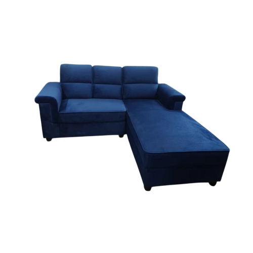 Blue L Shape Lounge Sofa Set