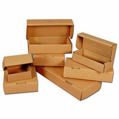 Brown Corrugated Paper Box