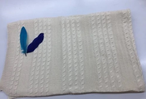 Cotton Knit Blanket - Full Size Various Colors | Comfortable Weight Cozy Sleep Support Light Weight