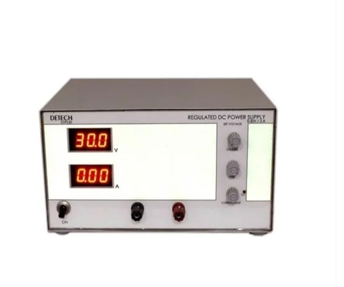 Dc Regulated Power Supply - Mild Steel, 30V DC, 230V, 50Hz | Stable Voltage, Adjustable Current, Overload Protection, Low Ripple