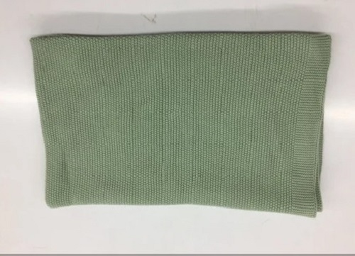 Knitted Cotton Blanket - Full Size, Various Colors | Fade-Proof, Lightweight, Easy to Fold