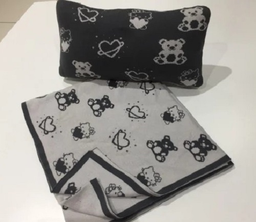 Organic Cotton Baby Bedding - Printed Cotton No Shrinkage | Allergy-Safe Neat Finishing Pocket Friendly