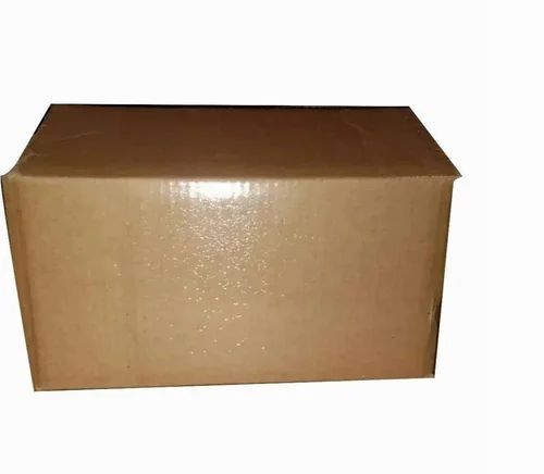 Plain 7 Ply Brown Corrugated Box