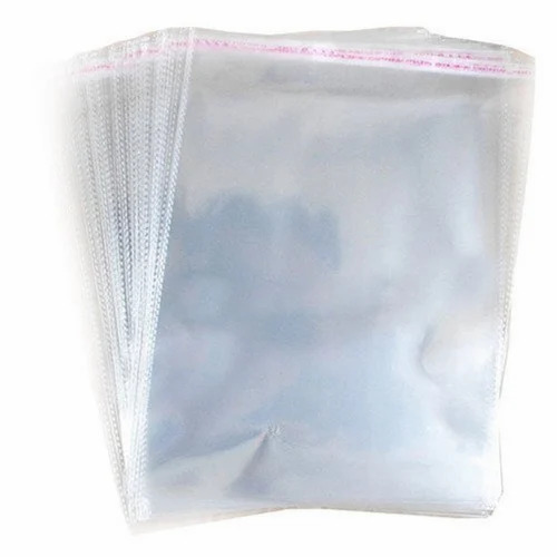 Plain Bopp Bag - BOPP 8x12 Inch Transparent, Peel & Seal, Glossy Finish, Eco Friendly, Water Resistant