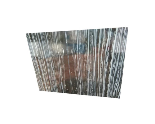 Polished Black Marble Slab - Imported Grey Rectangular Slab, 16mm Polished Marble for Flooring, Countertops, Wall Cladding